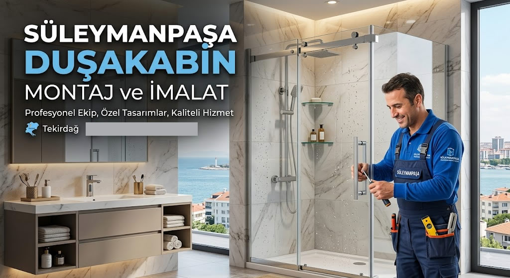 Süleymanpaşa Duşakabin Montaj ve İmalat hizmeti